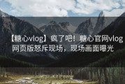 【糖心vlog】疯了吧！糖心官网vlog网页版怒斥现场，现场画面曝光